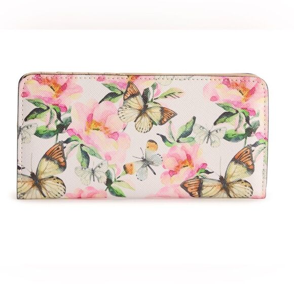 New Beautiful Butterfly Staves RFID-Blocking Slim Wallet - Picture 1 of 7